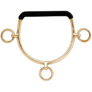 Chifney Bit Rubber Mouth Gold Medal [:11.5cm 4.5" By Order]