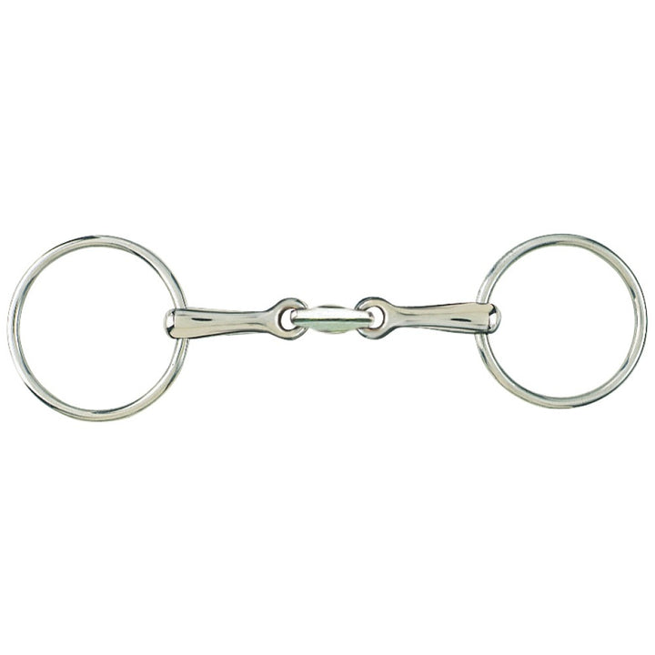 Training Snaffle Loose Ring Stainless Steel [:11.5cm 4.5"]