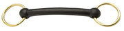 In Hand Bit Nylon Mouth Brass Rings Not For Riding [:10.0cm 4.0" By Order]