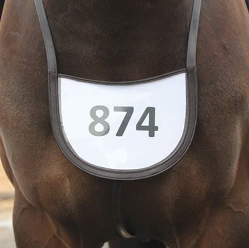 Number Holder Grainge Leather Black [:cob]