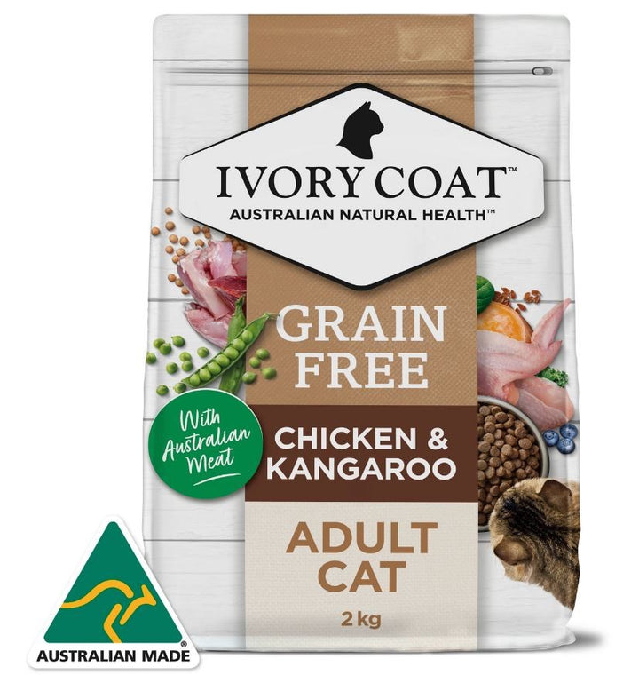 Ivory Coat Cat Grainfree Chicken & Kangaroo 2kg