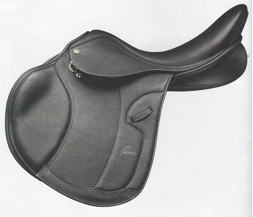 Pessoa World Champion Jumping Saddle Black [:16.5"]