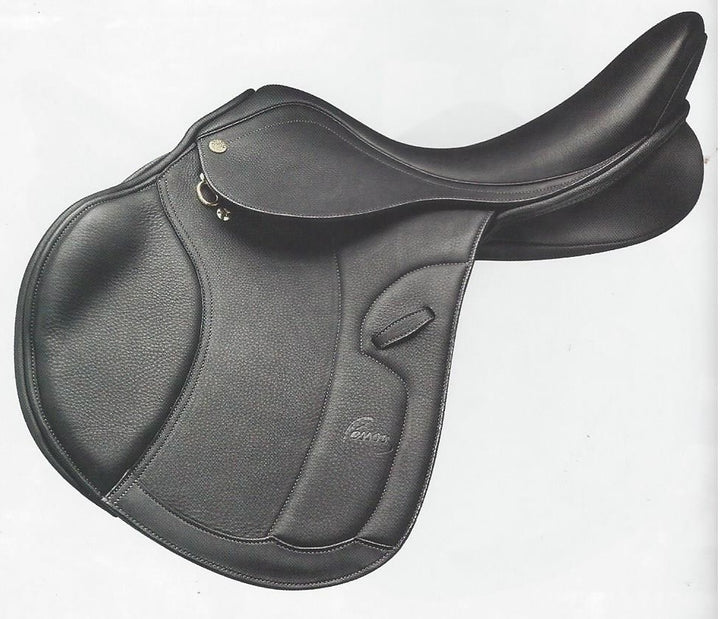 Pessoa World Champion Jumping Saddle Black [:16.5"]