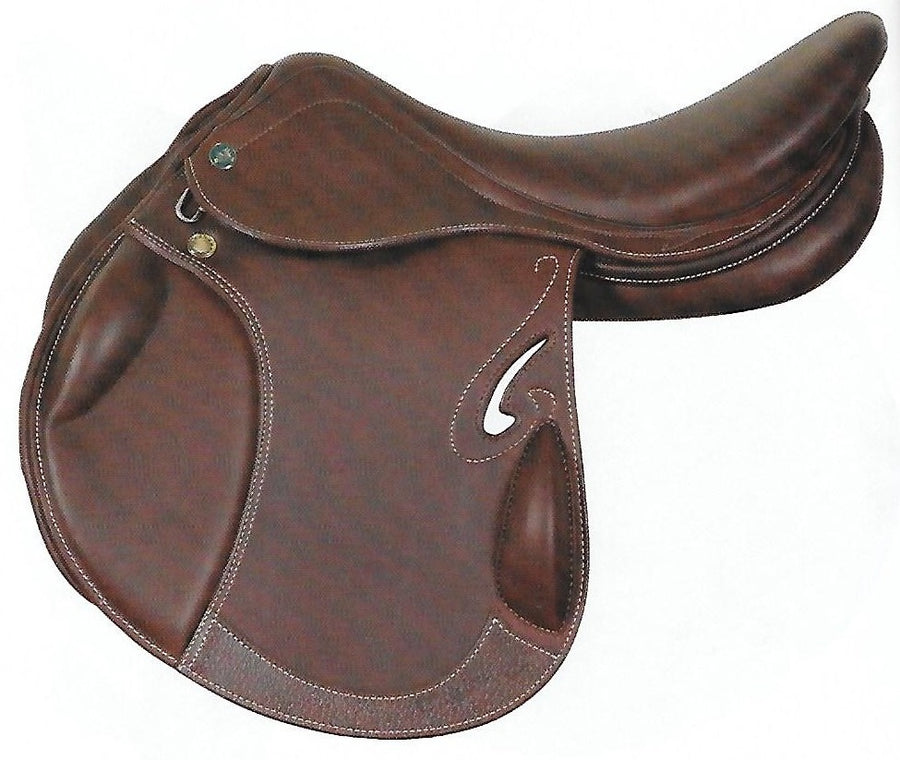 Prestige Passion K Jumping Saddle Tobacco [:16.0"]