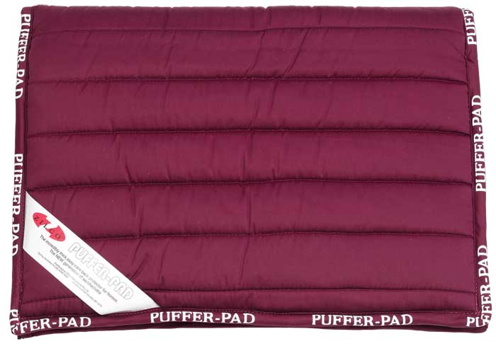 Saddlecloth All Purpose Puffer Burgandy By Order