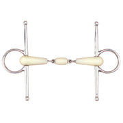 Full Cheek Ring Snaffle Double Jointed Happy Mouth 12.5cm 5.0" By Order