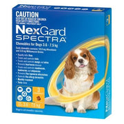Nexgard Spectra Dog 3.6kg-7.5kg 3 Pack