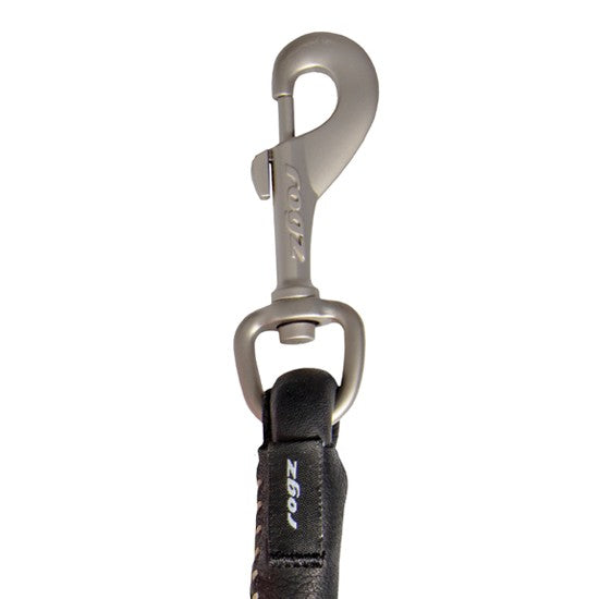 Rogz Dog Leash Leather Lime [:large]