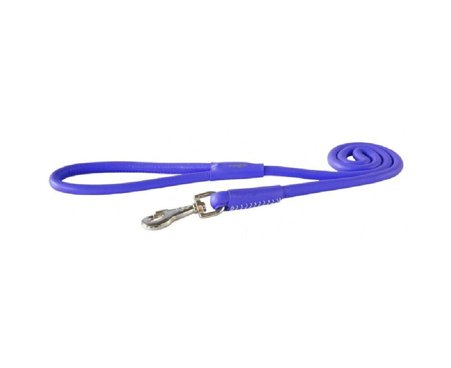 Rogz Dog Leash Leather Purple [:large]