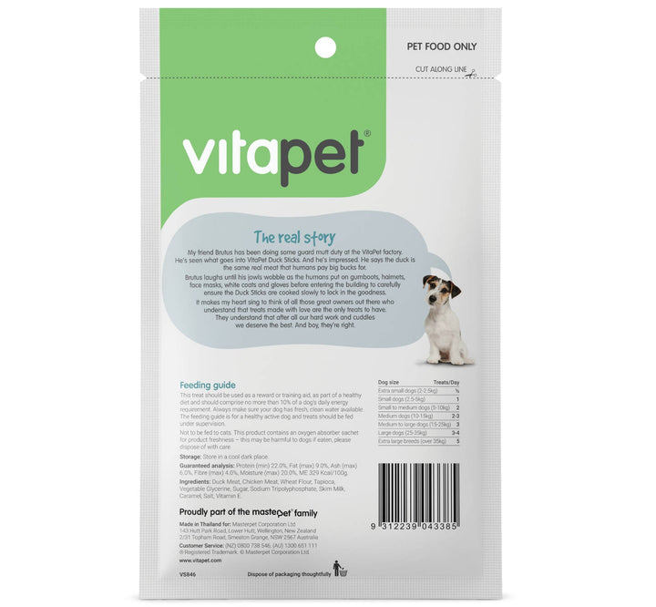 Vitapet Dog Treat Duck Sticks 80gm
