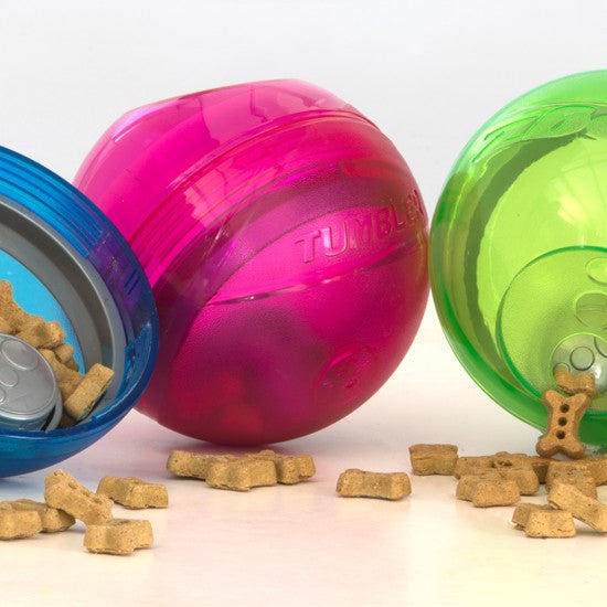Rogz Dog Toy Treat Tumbler Lime