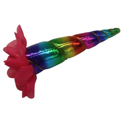 Unicorn Clip On To Browband Rainbow