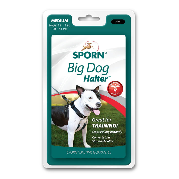 Head Collar Sporn Big Dog Halter Black [:extra Large]