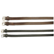 Spur Straps Stitched Leather 3/8" [:black]