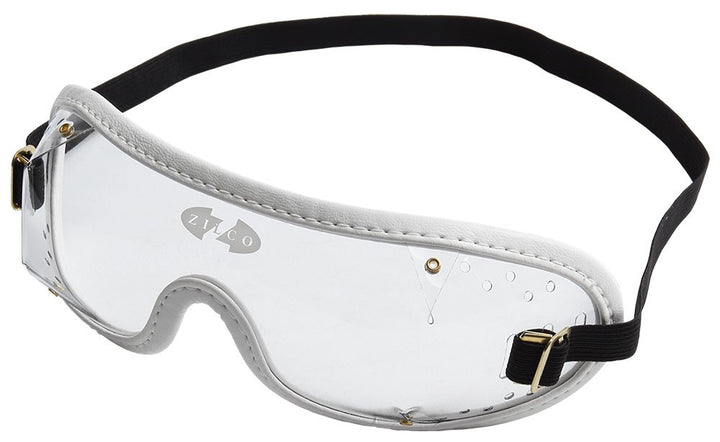 Goggles Zilco Clear White Trim 