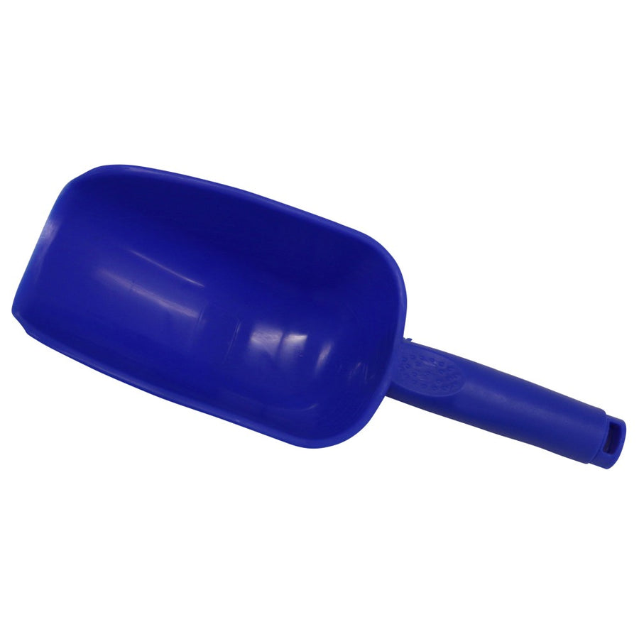 Feed Scoop Plastic Open Small Blue 