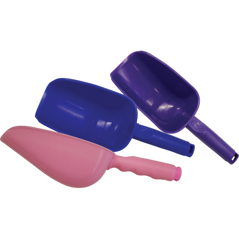 Feed Scoop Plastic Open Small Blue 