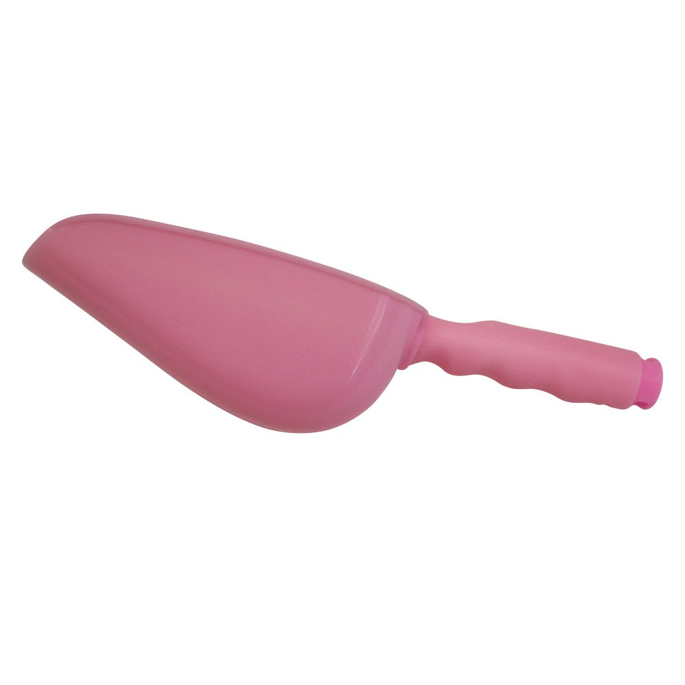 Feed Scoop Plastic Open Small Pink 