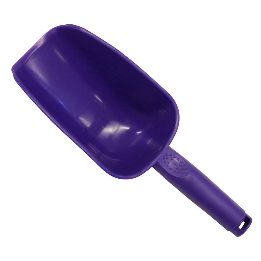 Feed Scoop Plastic Open Small Purple 