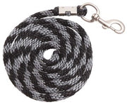Lead Braided Soft Polypropylene Two Tone Lead 2.5mt Black & Silver