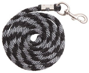 Lead Braided Soft Polypropylene Two Tone Lead 2.5mt Black & Silver