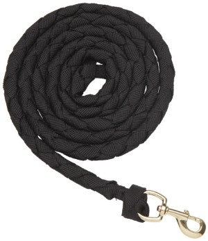 Lead Plaited Webbing Brass Plated Snap Black & Black