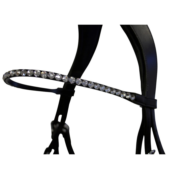 Bridle Snaffle Acavalllo Cupido Anatomic Crown Black [:cob]