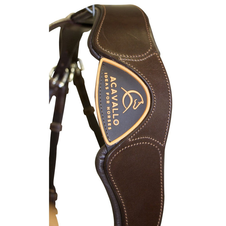 Bridle Snaffle Acavalllo Cupido Anatomic Crown Black [:cob]
