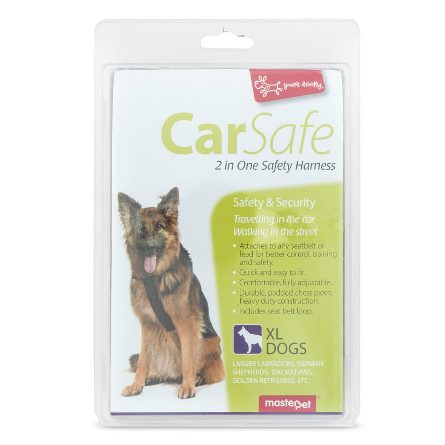 Harness Car Yours Droolly Black Xl
