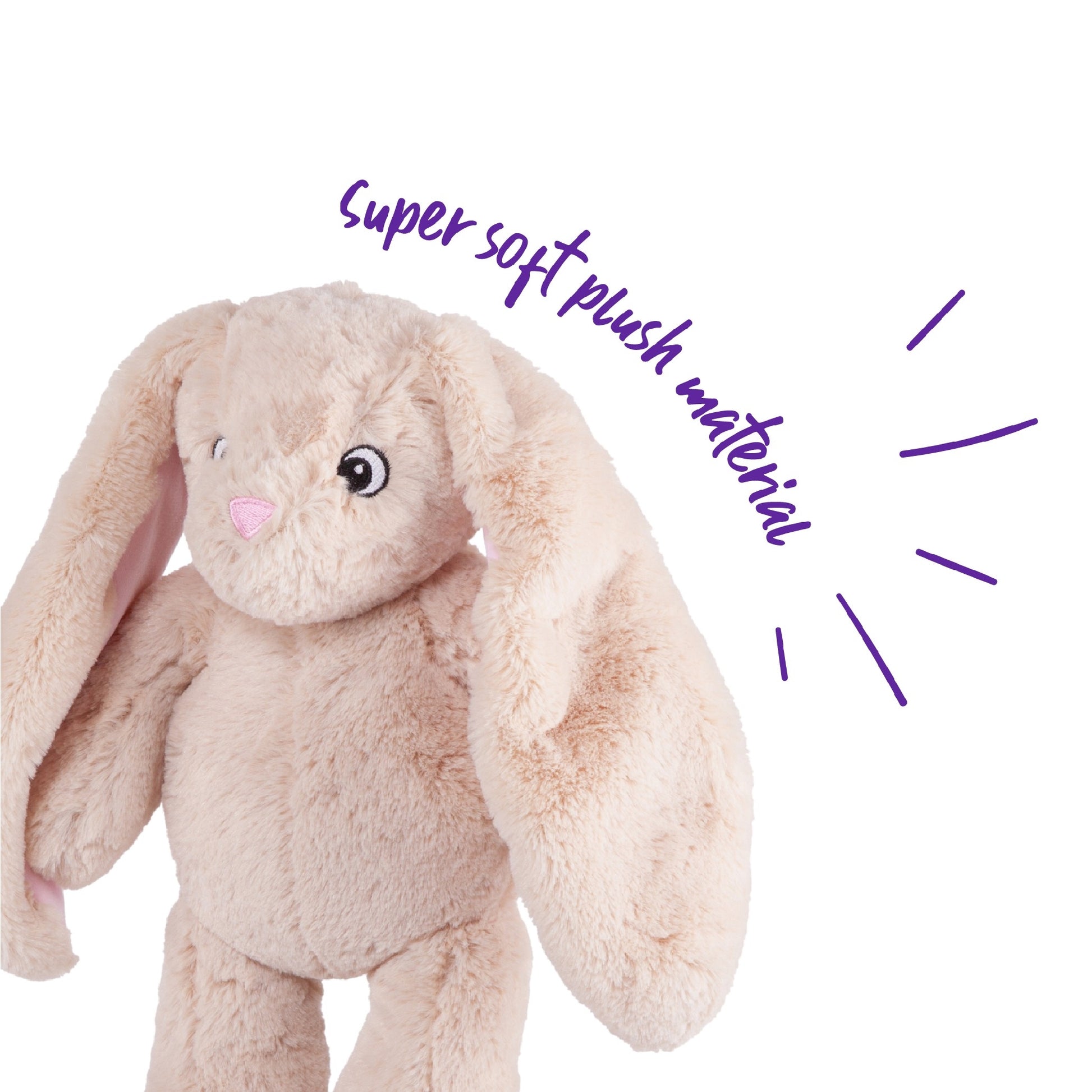 Kazoo Dog Toy Furries Long Eared Bunny [:small]