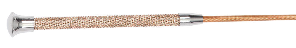 Whip Riding Crop Bling 65cm Gold