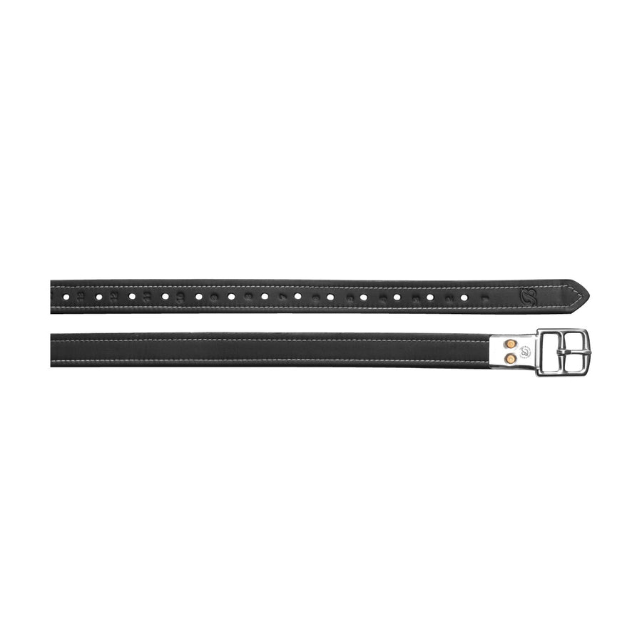 Stirrup Leathers Bates Luxe Leather Classic Black [:137cm 54"]