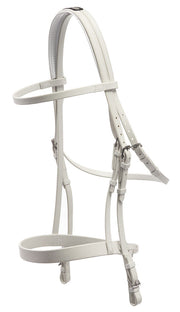 Bridle & Cavesson Pvc Epsom White 
