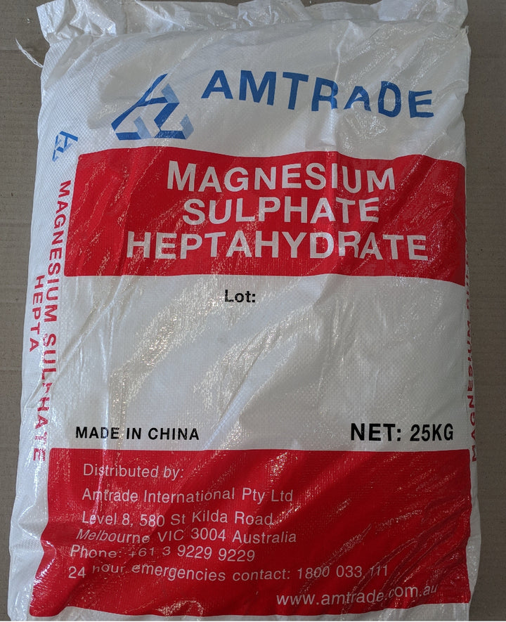 Epsom Salts (magnesium Sulphate) 25kg