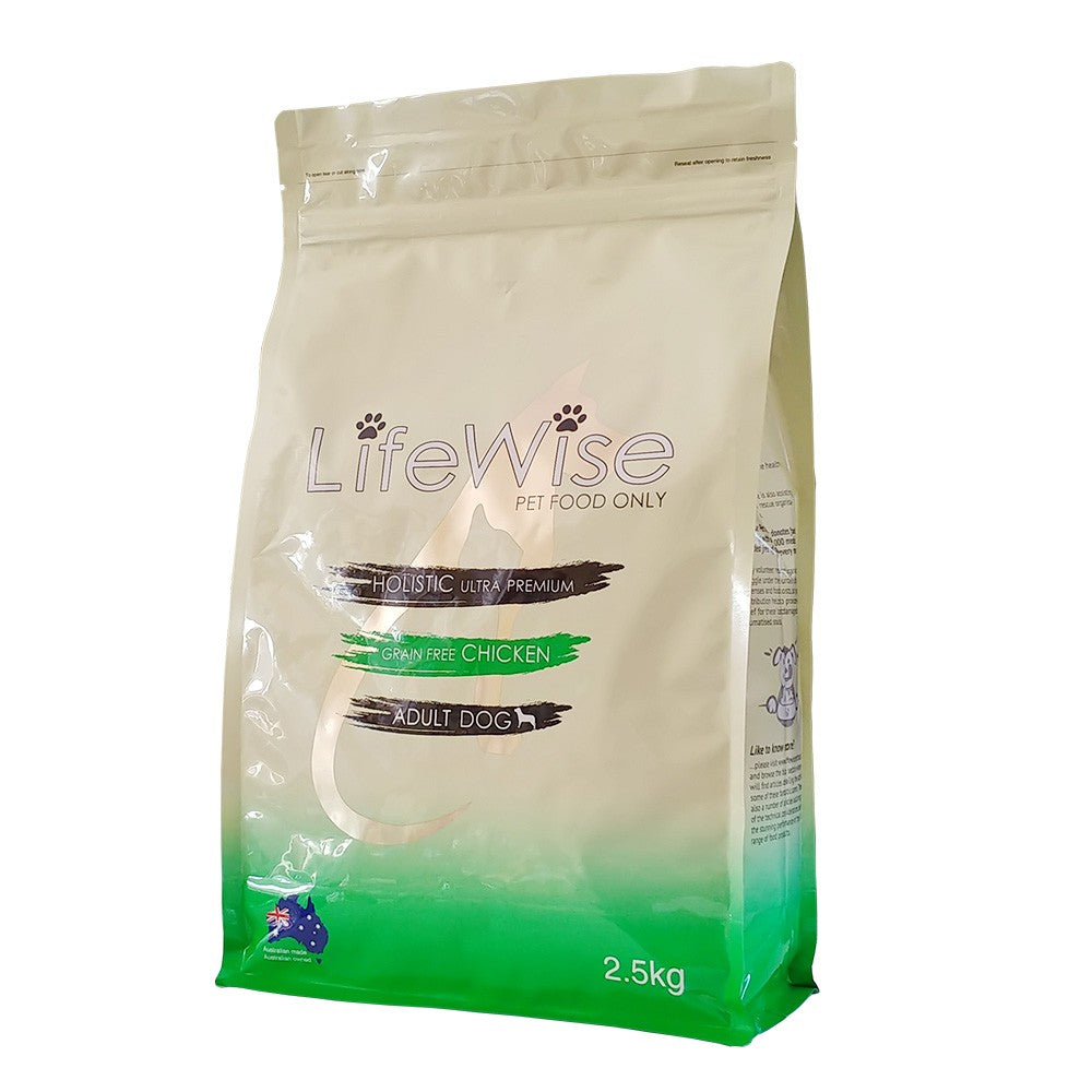 Lifewise Dog Adult Grainfree Chicken & Turkey & Vegetables 2.5kg