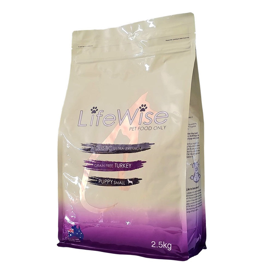 Lifewise Dog Puppy Grainfree Turkey & Lamb & Vegetables Small Bites 2.5kg
