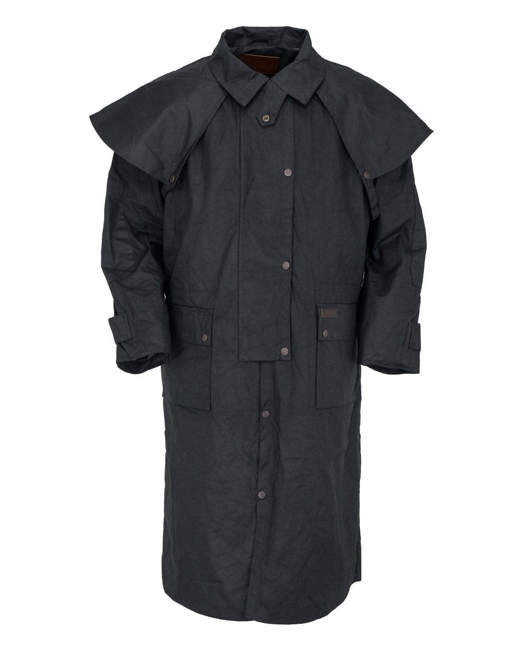 Oilskin Outback Low Rider 3/4 Length Coat Brown [:extra Small]