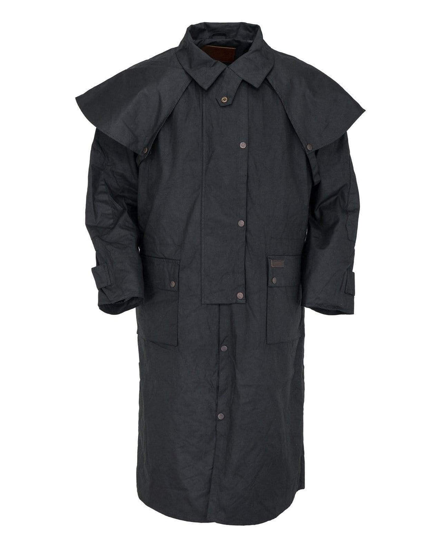 Oilskin Outback Low Rider 3/4 Length Coat Brown [:extra Small]