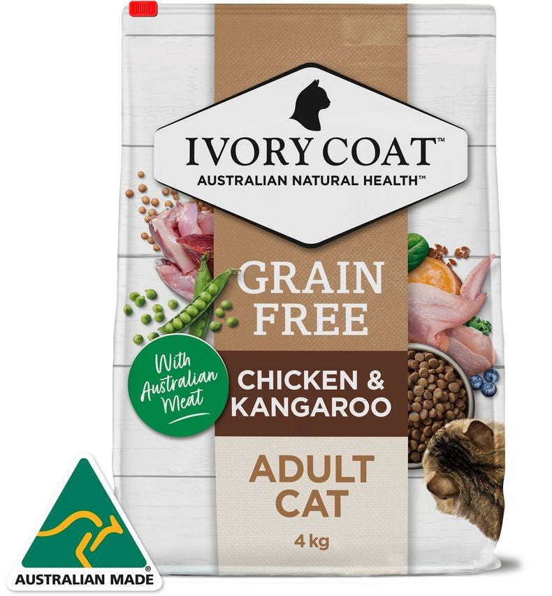 Ivory Coat Cat Grainfree Chicken & Kangaroo 4kg
