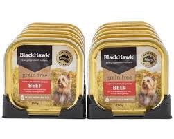 Blackhawk Dog Wet Grainfree Beef 100gm Box Of 9