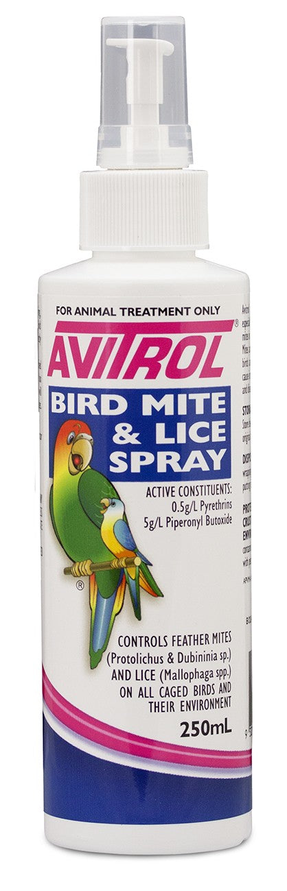 Bird Mite & Lice Spray Avitrol 250ml