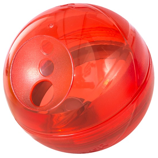 Rogz Dog Toy Treat Tumbler Red