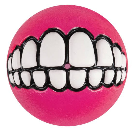 Rogz Dog Toy Grinz Pink [:small]