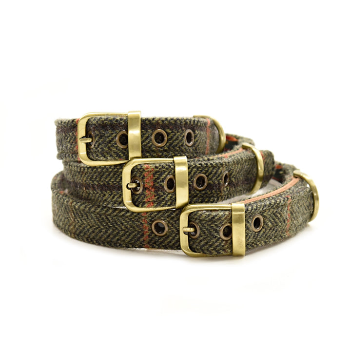 Tweedmill Tweed Dog Collar Chocolate [:small]