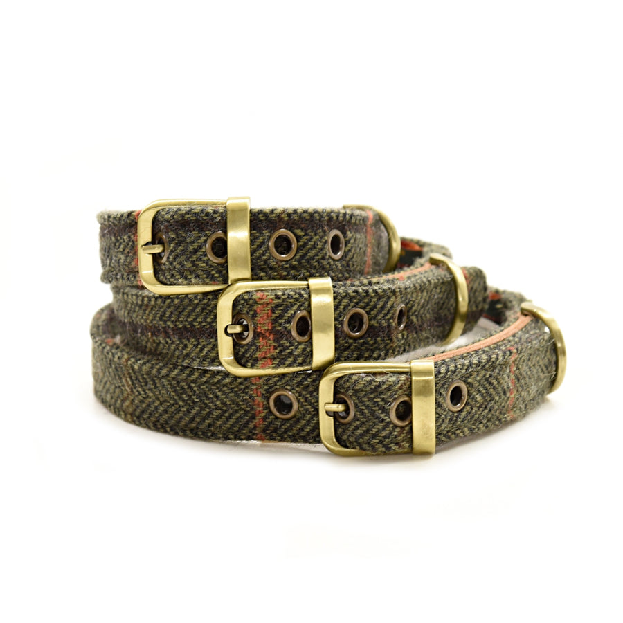 Tweedmill Tweed Dog Collar Chocolate [:small]