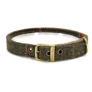Tweedmill Tweed Dog Collar Chocolate [:small]
