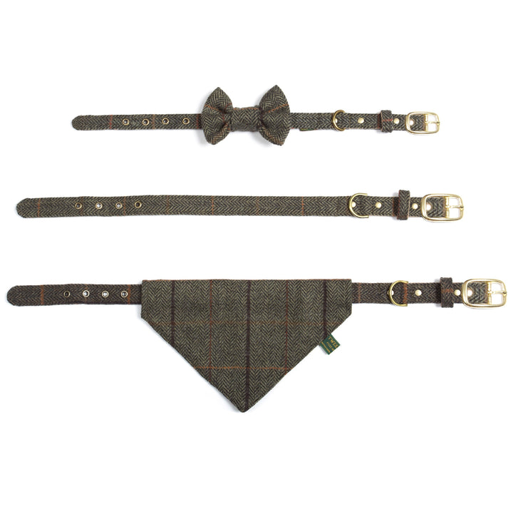 Tweedmill Tweed Dog Collar Chocolate [:small]
