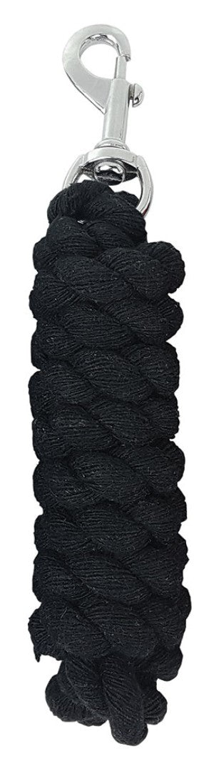 Lead Rope Cotton 1.9mt Black