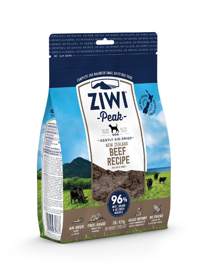Ziwi Peak Air Dried Dog Food Beef [:454gm]