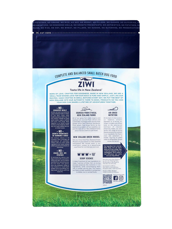 Ziwi Peak Air Dried Dog Food Lamb [:454gm]